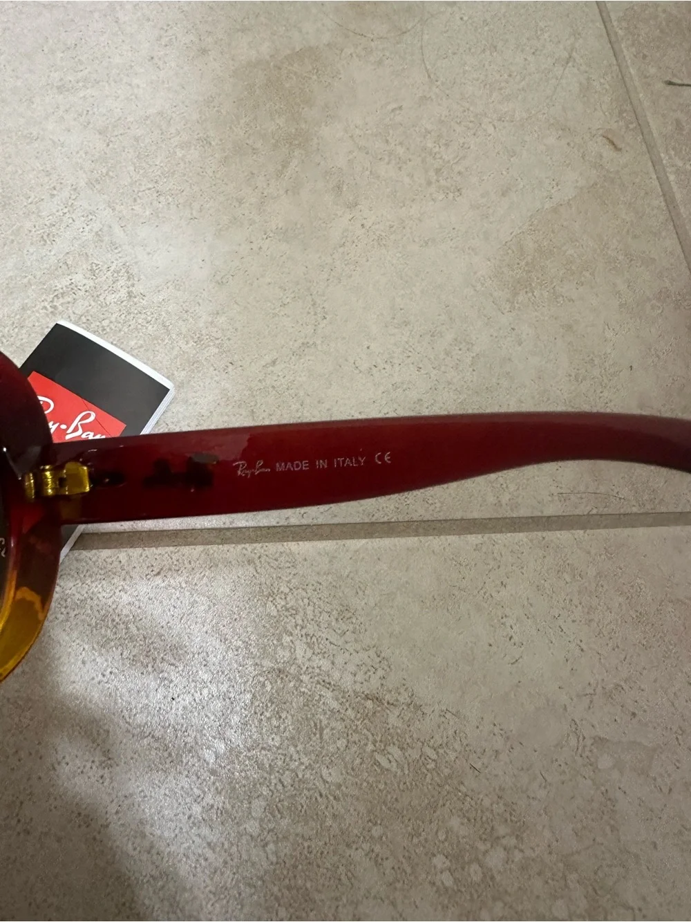 Ray-Ban Women's Brown to Amber Gradient Oversized Sunglasses